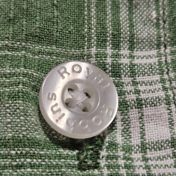 Royal Robbins Outdoor Travel Short-Sleeve Button-Up Shirt L Vaca Cotton Mens - Picture 5 of 11